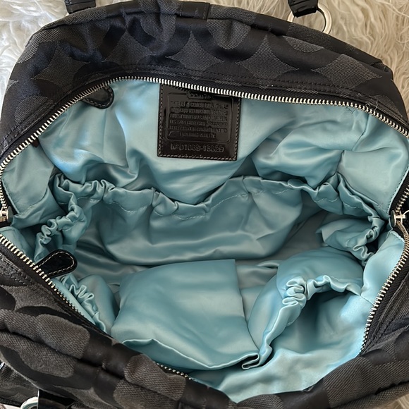 Original Coach Black Diaper Bag